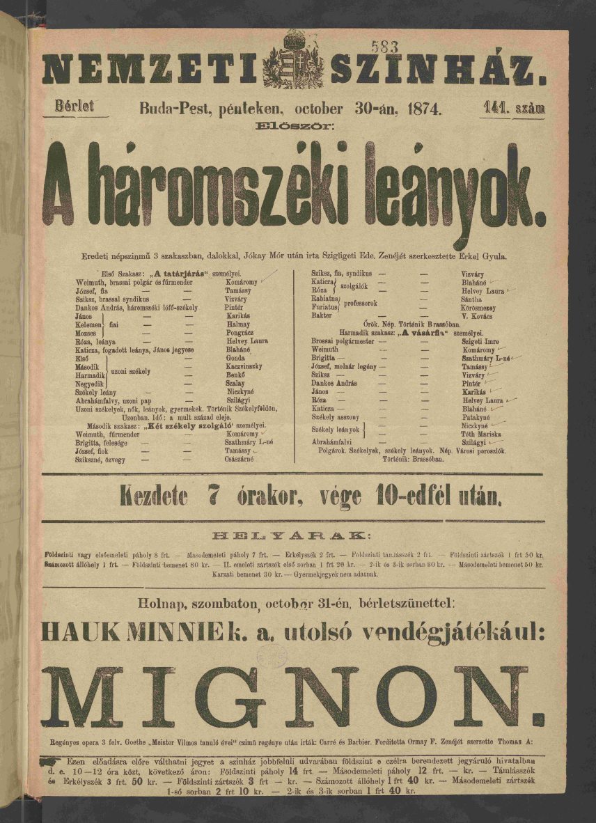 A háromszéki leányok