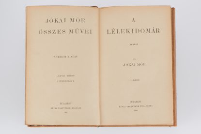 Jókai Mór: A lélekidomár.  Gottermayer Nándor könyvkötészetéből