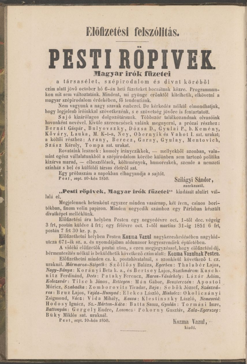 Pesti Röpívek