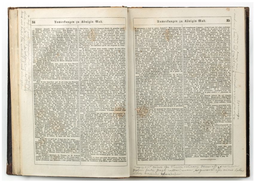 Percy Bysshe Shelley versei Jókai és Petőfi könyvtárából