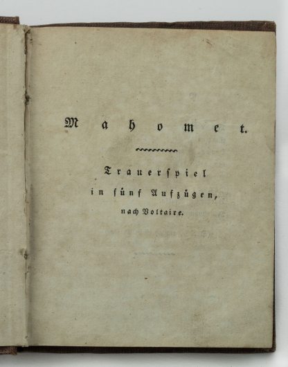 Goethe drámafordítás-kötete Jókai könyvtárából