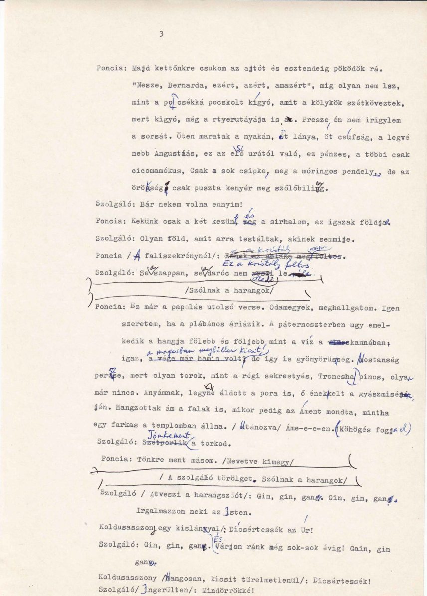 Federico García Lorca – Nagy László: Bernarda Alba háza