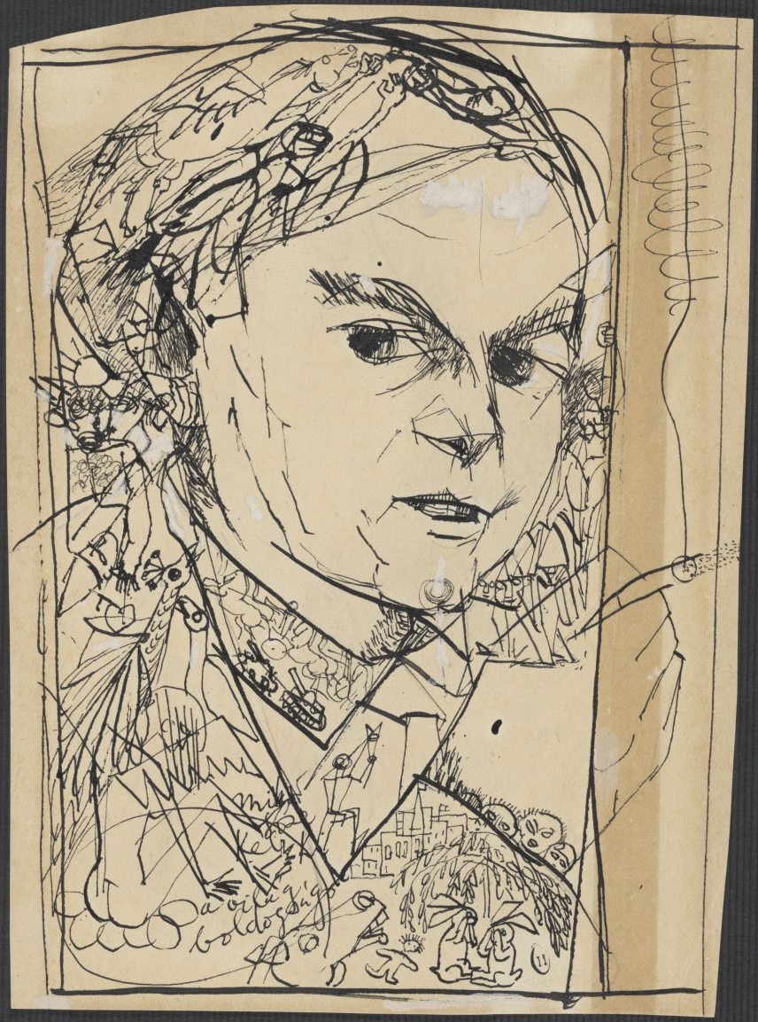 Weöres Sándor arcképe
