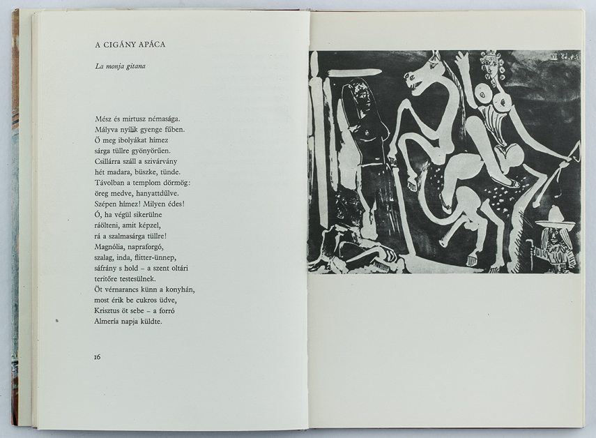 Federico García Lorca: Cigányrománcok.  ford. Nagy László