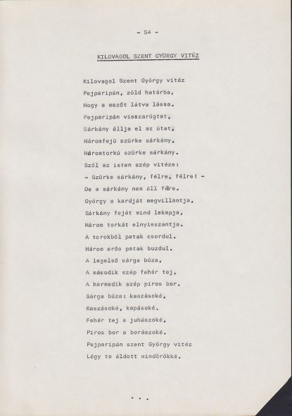 Nagy László bolgár népköltészeti versfordításai