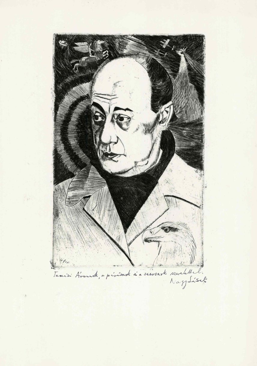 Tamási Áron portréja