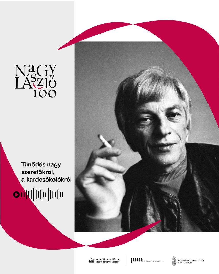 Nagy László Tűnődés nagy szeretőkről, a kardcsókolókról című versét mondja