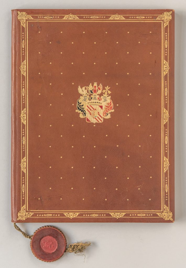Díszalbum - díszoklevél Klebelsberg Kuno részére. Magyar Természettudományi Társulat, 1926