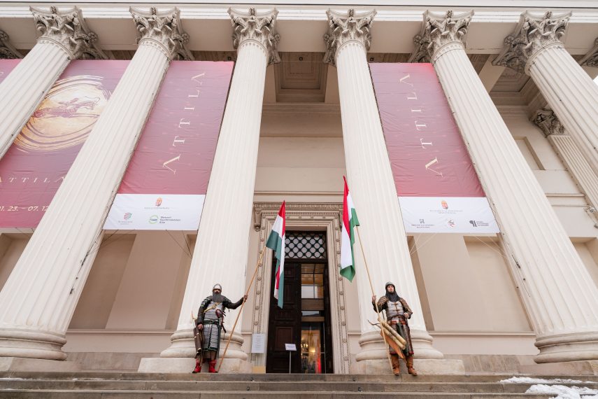 Attila kiállításmegnyitó a Magyar Nemzeti Múzeumban